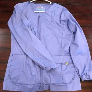 Wonder wink scrub jacket